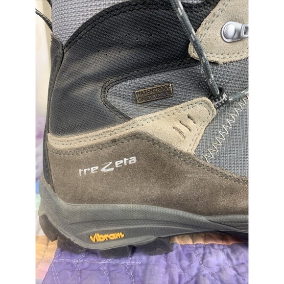 TREZETA Mens 10.5 Inca Waterproof Vibram Leather Walking Hiking Shoes Boots - Picture 10 of 16